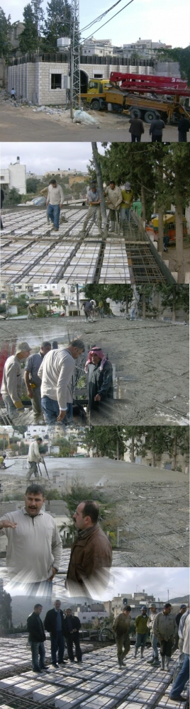 عقد سقف القاعة الجديدة / الجنوبية