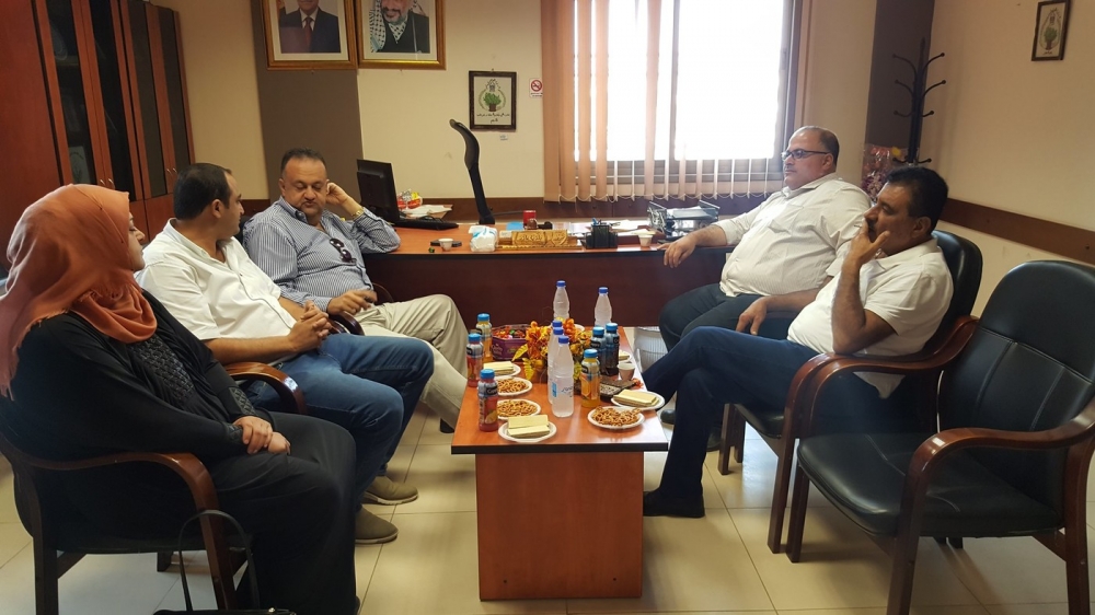 زيارة وفد من مجلس خدمات الشعراوية الى بلدية علار