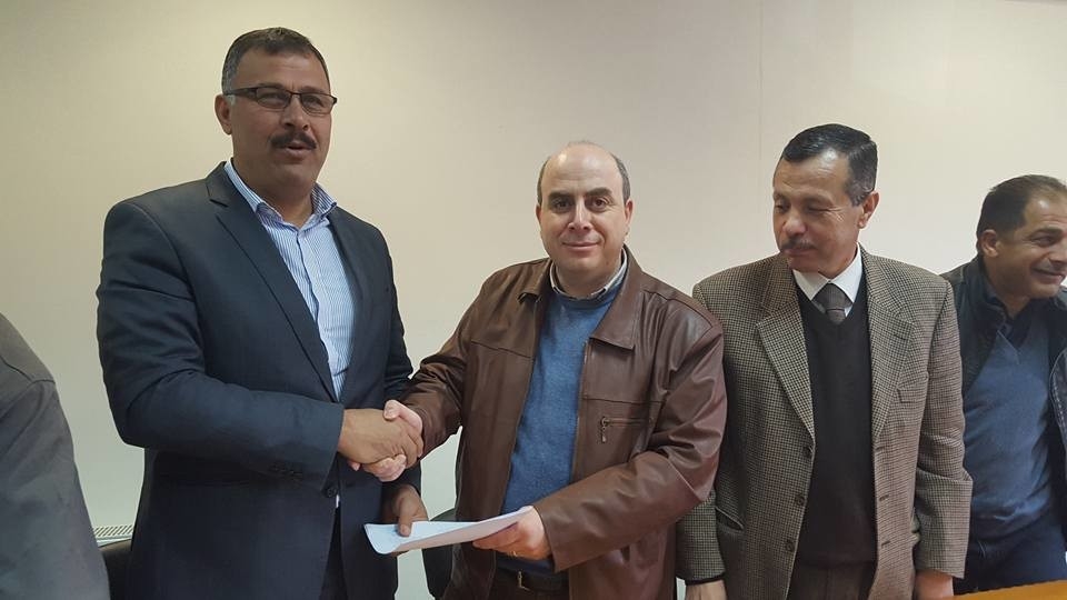 تحديد موعد مع هيئة تسوية الاراضي للبدء بالمشروع