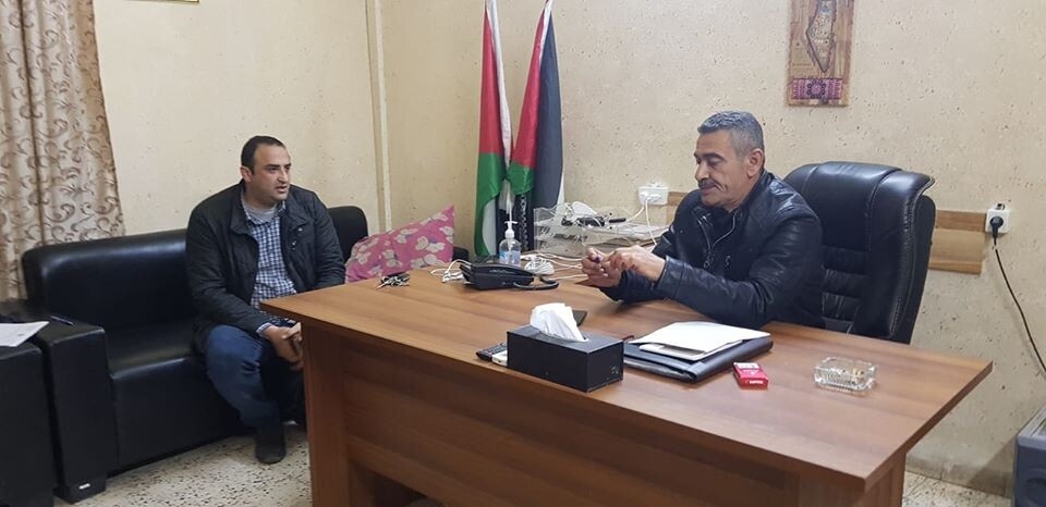 الاجتماع مع الاخوة في شرطة علار