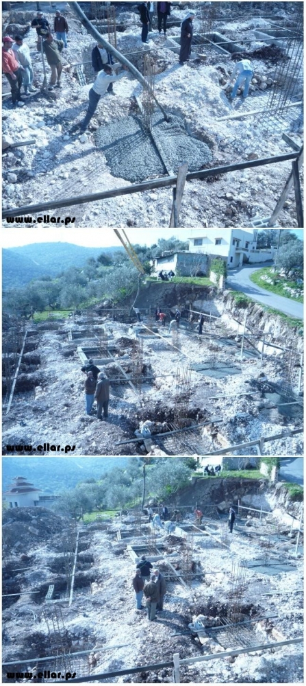 بناء مسجد جديد في علار