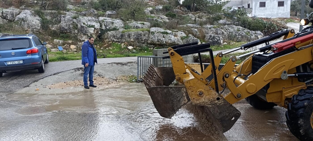 تفقد اليوم السيد بدر خندقجي رئيس بلديه علار