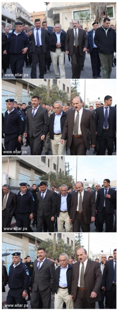 زيارة الدكتور سلام فياض لمنطقة الشعراوية