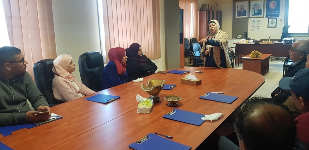 الان من قيام الاخوة في التوجيه السياسي في محافظة طولكرم بالتعاون مع وزارة الصحة