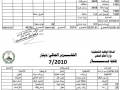 التقرير المالي لشهر7/2010 - قائمة ...
