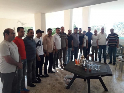 توجهت اليوم جاهة كريمة من آل عسراوي